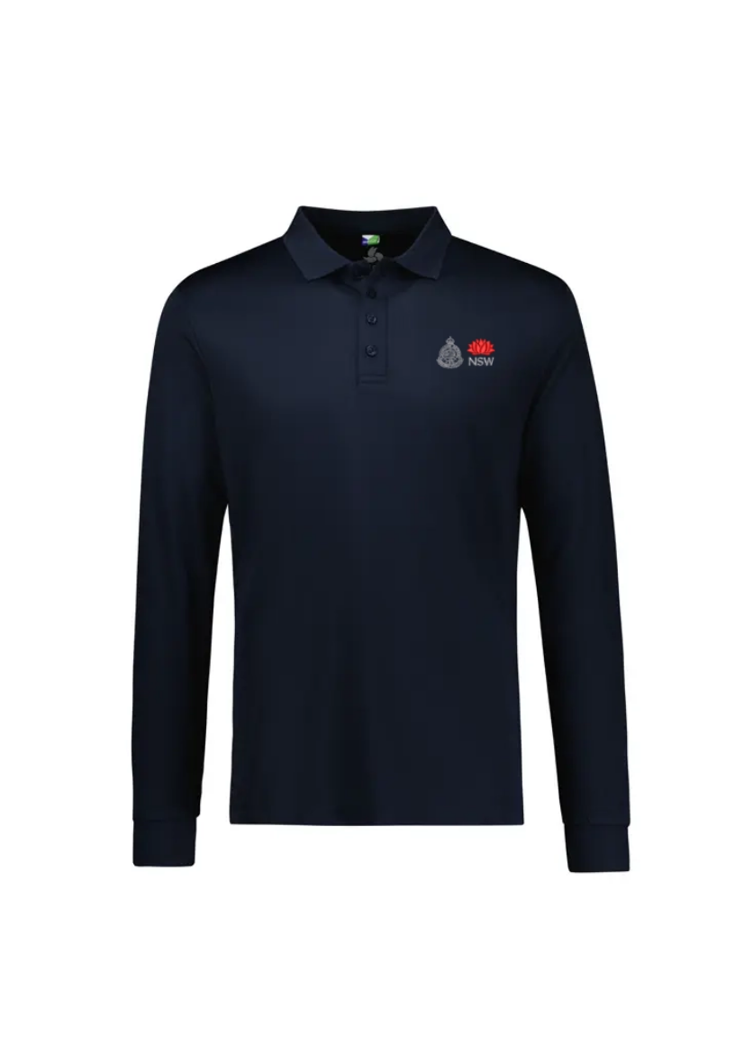 Picture of Biz Collection, Action Mens LS Polo