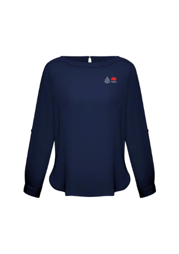 Picture of Biz Collection, Madison Ladies Boatneck Blouse