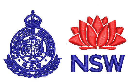Corrections NSW Navy-Red